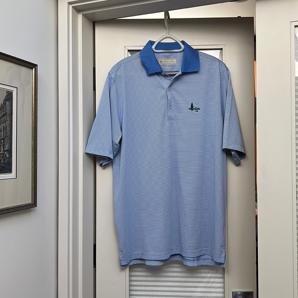Men’s medium Mountain Lake golf course, Donald Ross golf shirt